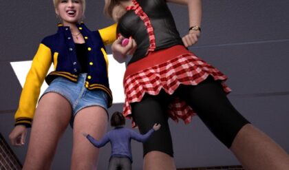 3DCG Porn Comics -  DrMorphGTS - Shrunken Nerd in High School