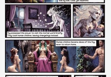 Adult Comics -  Queen Potato - Fey Breeder Comix