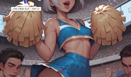 AI Porn Comics -  Kate Sketches - Shay - Cheer Slut - Part 2