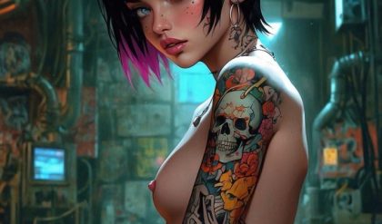 AI Porn Comics -  Vivid Works After Dark