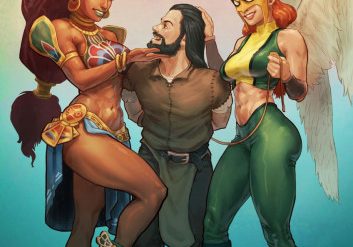 Adult Comics -  Bonete - Hot Duels V Urbosa vs Hawkgirl
