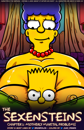 Adult Comics -  Brompolos - The Sexensteins (Simpsons)