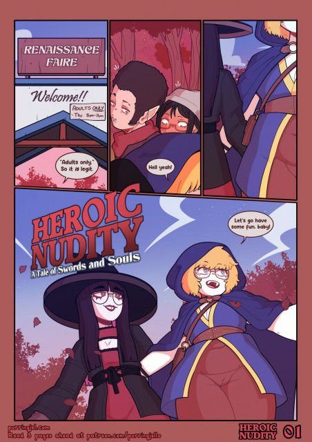 Adult Comics -  Heroic Nudity By Purringjello