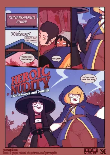 Adult Comics -  Purringjello - Heroic Nudity