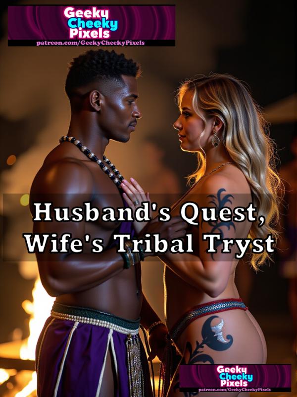 AI Porn Comics -  GeekyCheekyPixels - Husband's Quest, Wife's Tribal Tryst