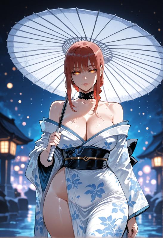 AI Porn Comics -  [Miyu] Makima: Beachside Discipline [AI Generated]