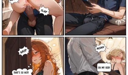 AI Porn Comics -  AI Generated - Scarlett Blaze - Vol 8 - Between Watching and Wanting bbhentai.net