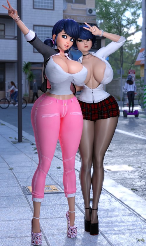 3DCG Porn Comics -  [RuiDX] Kagami's Debut (Miraculous Ladybug)