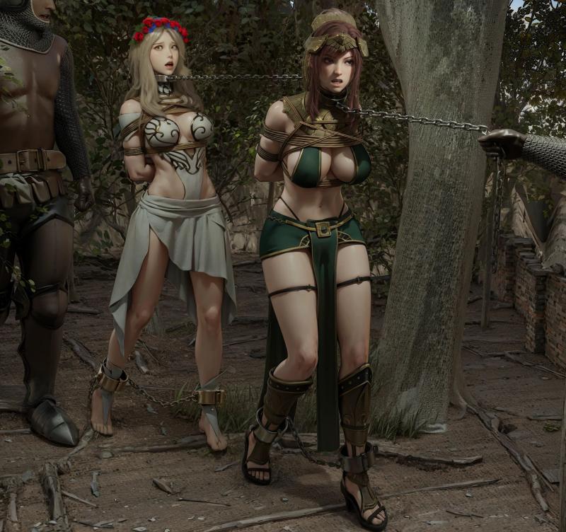 3DCG Porn Comics -  Shiny - Queen in Crisis 1-2