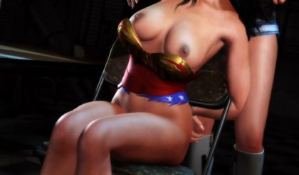 3DCG Porn Comics -  Studio AD - Misadventures Of Wonder Woman 1-2