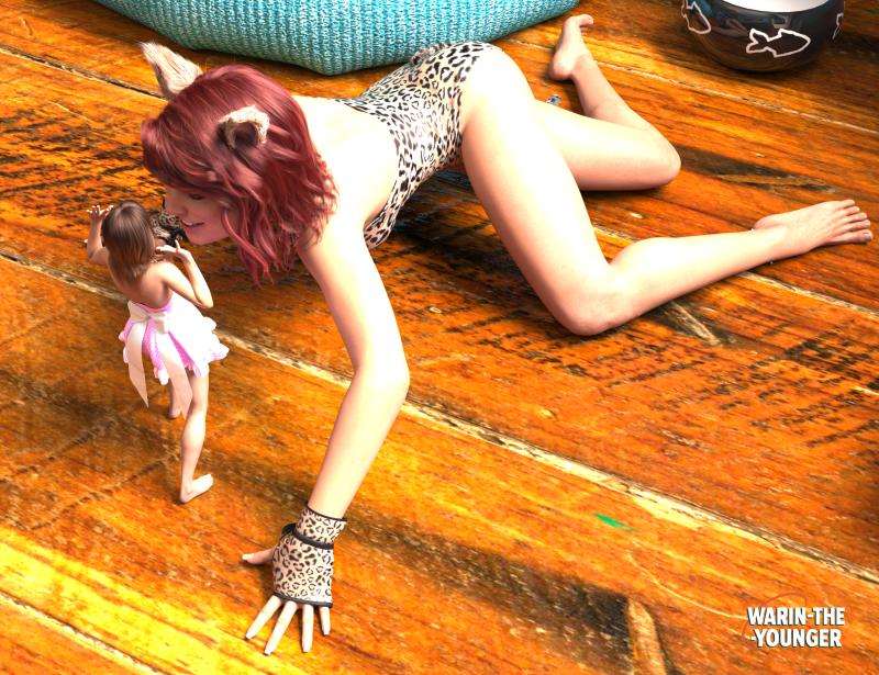 3DCG Porn Comics -  WarintheYounger - Cat Toys
