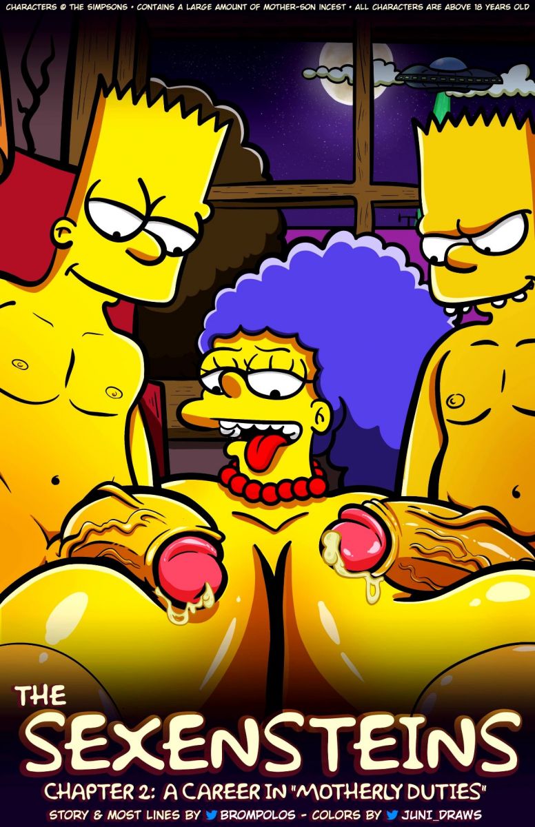Adult Comics -  Brompolos - Juni Draws - The Sexensteins (Simpsons) 1- 2
