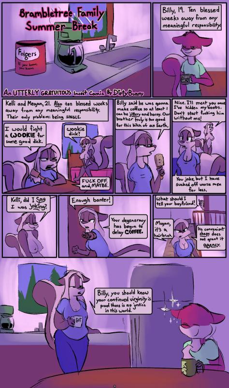 Adult Comics -  Dirty Bunny - Brambletree Family Summer Vacation