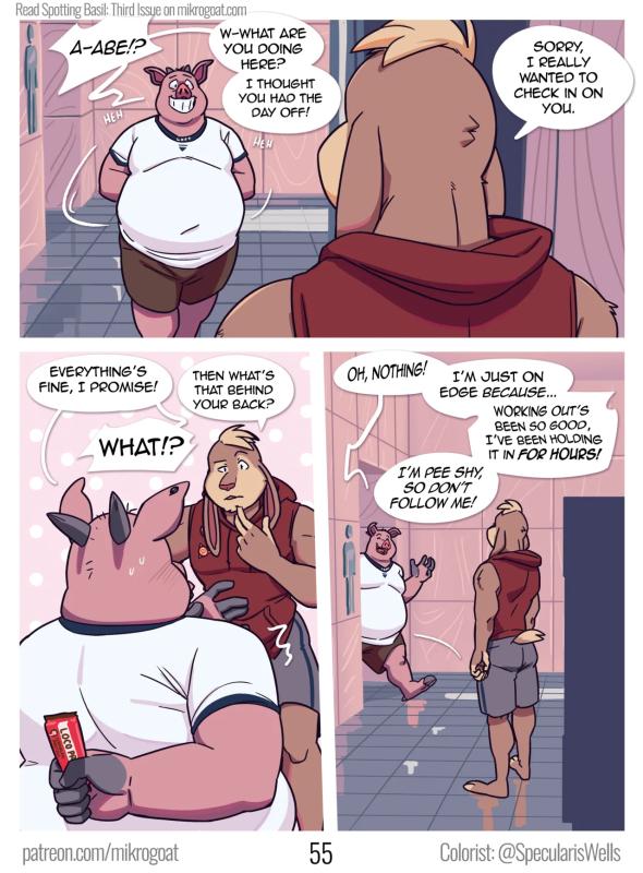 Adult Comics -  MikroGoat - Spotting Basil - Issue 3