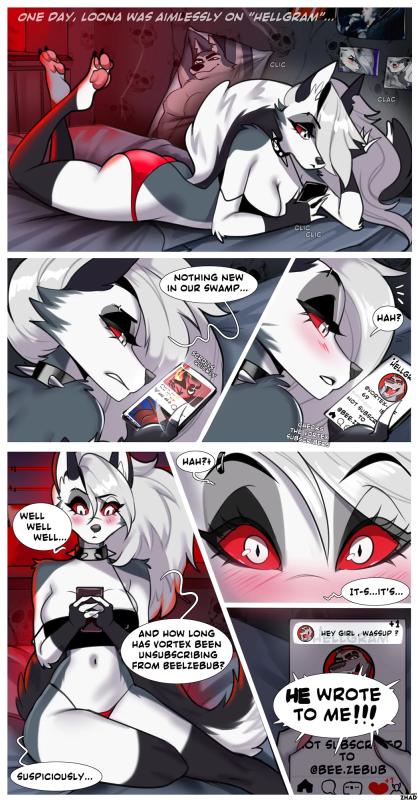 Adult Comics -  Zhadart - Fan Comic With Loona