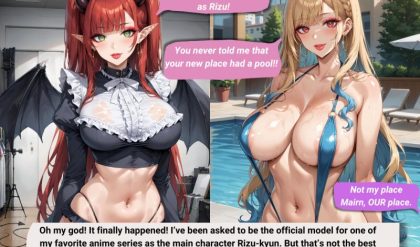 AI Porn Comics -  Laughingfoxcomics - My Dress-up Bimbo bbhentai.net