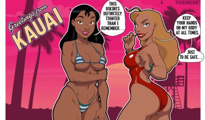 Adult Comics -  PixiQueenie - Nani & Lifeguard bbhentai.net