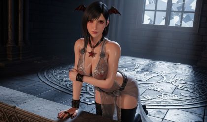 3DCG Porn Comics -  [NightFox] Bite Me Gently - Tifa’s Crimson Touch bbhentai.net