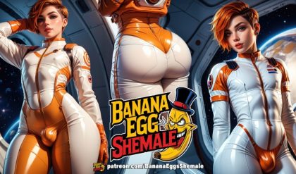 AI Porn Comics -  Banana Eggs Shemale - Space Boy bbhentai.net