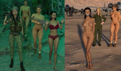 AI Porn Comics -  GetYourClothesOff - Army Women Stripped And Bound bbhentai.net