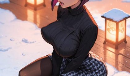 AI Porn Comics -  Waifu Cuties - Yuuna - Cozy corners by the lantern light bbhentai.net