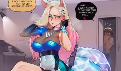 AI Porn Comics -  [Hoorpy] Ahri and Her Annoying Super Fan bbhentai.net