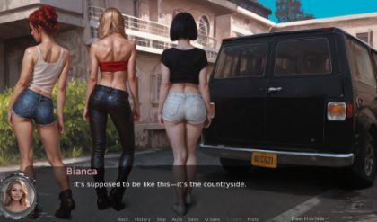 Adult Game -  Man from icecream van - Three chicks and a Loser The Cursed Mansion v.0.252 Win/Mac/Android bbhentai.net