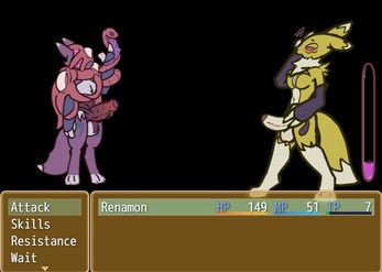 Adult Game -  TrapKnight - Renamon VS Creatures v0.07.0.10 bbhentai.net